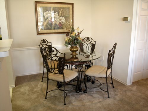 Champion Lake Beautiful Model of Dining Room Area In Shreveport